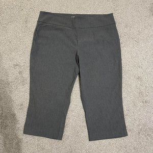 Ricki’s Grey Gray Short Capri Dress Pants